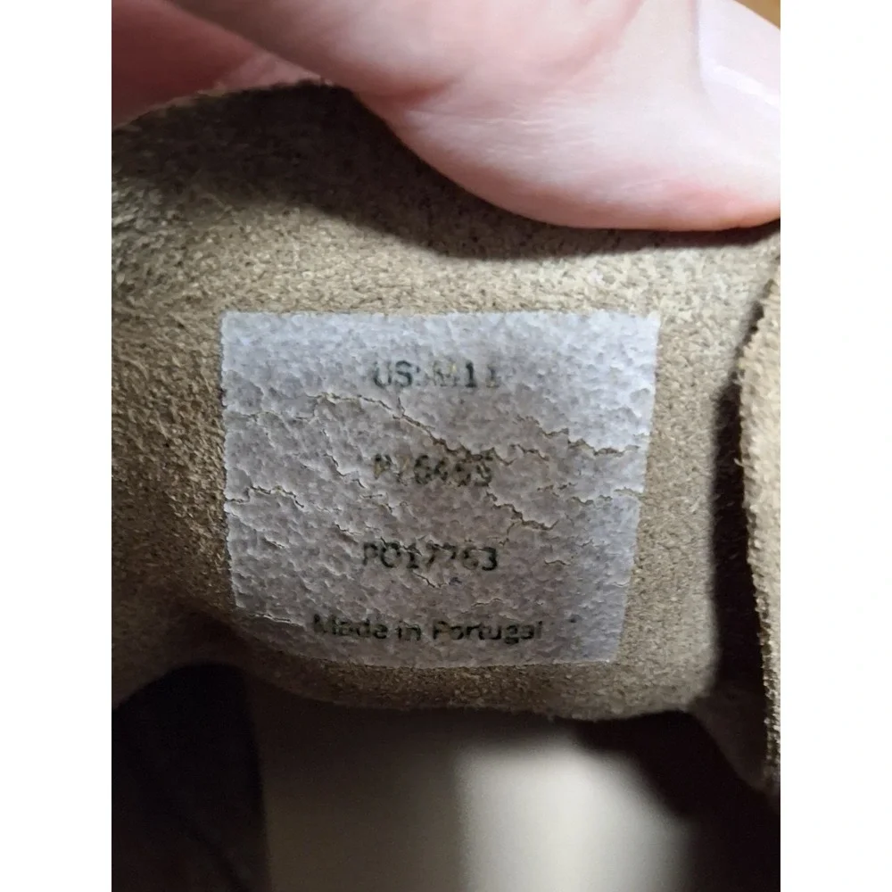 Rhodes Men's Suede Chukka Boots Size 11 Made In Portugal